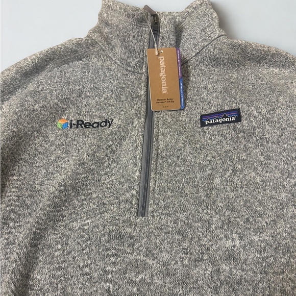 Patagonia Better Sweater 1/4 Zip | Women’s L | Birch White | NWT | $119 MSRP - Picture 4 of 9